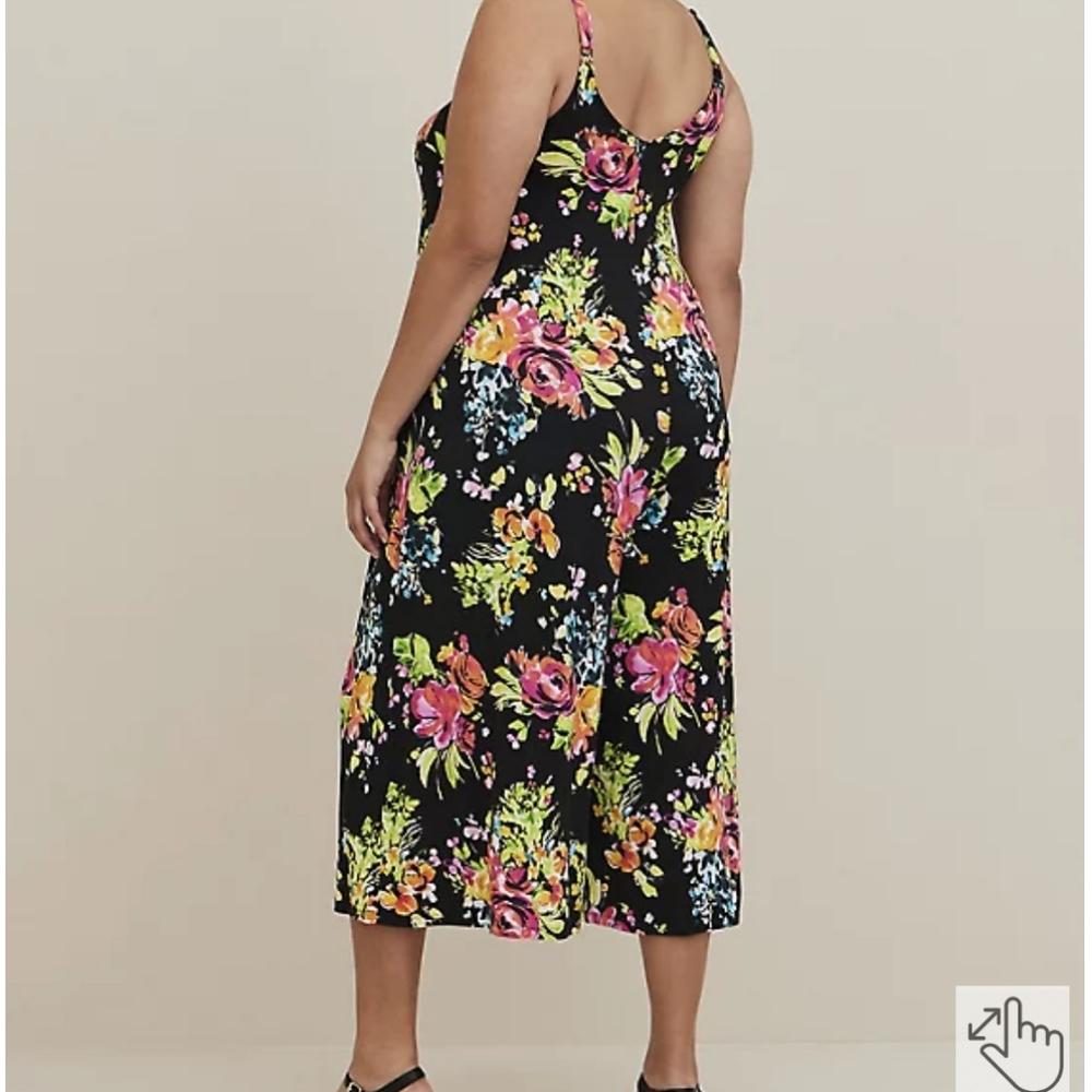 ๐๏ธ๐บFLORAL CULOTTE JUMPSUIT - SUPER SOFT - NEON ๐บ - Picture 3 of 10